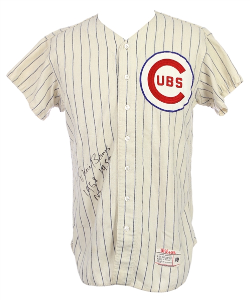 1958-1961 Chicago Cubs #14 Home Jersey (Possible Ernie Banks Attribution) MEARS LOA