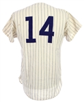 1958-1961 Chicago Cubs #14 Home Jersey (Possible Ernie Banks Attribution) MEARS LOA