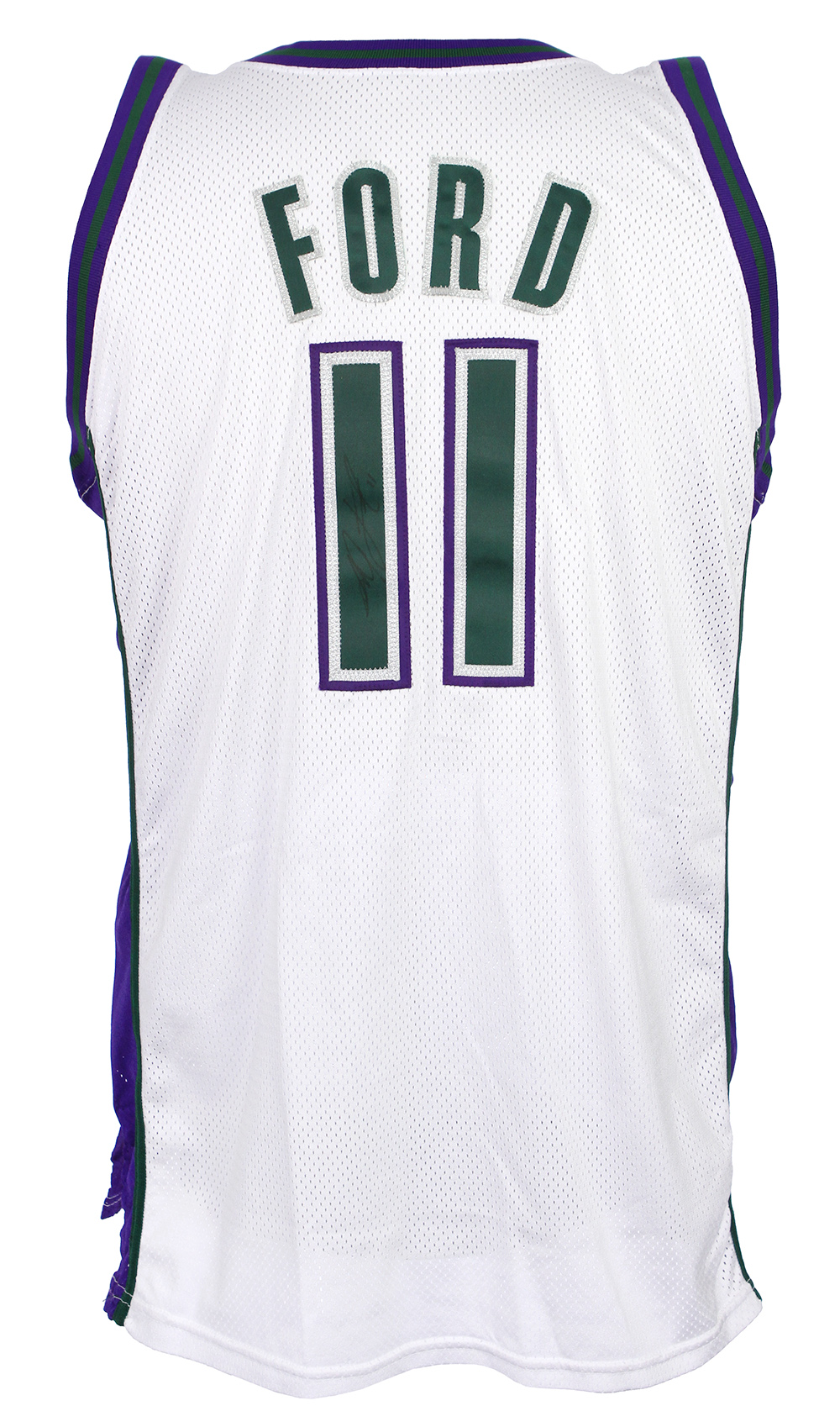 Lot Detail 200304 TJ Ford Milwaukee Bucks Signed Game Worn Home