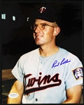 1961-1968 Rich Rollins Minnesota Twins Signed 8"x 10" Photo *JSA*