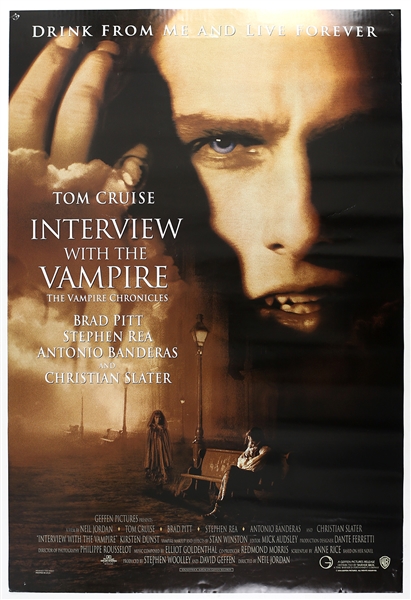 1994 Interview with the Vampire 27"x 41" Film Poster 