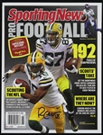 2015 Randall Cobb Green Bay Packers Signed Sporting News Pro Football (JSA)