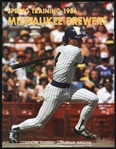 1986 Paul Molitor Milwaukee Brewers Spring Training Magazine 