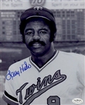1973-77 Larry Hisle Minnesota Twins Autographed 8x10 Photo *JSA*