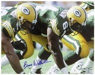 1996-1997 Bruce Wilkerson Green Bay Packers Signed 11"x 14" Photo (JSA)
