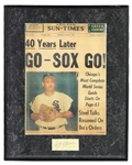 1950s Early Wynn Chicago White Sox Signed Cut Framed 17x21 (JSA)