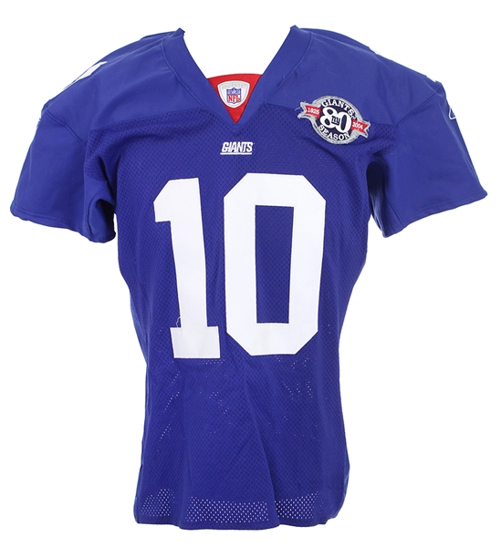 2004 Eli Manning New York Giants Home Jersey (MEARS A5)