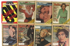 1979-87 Rolling Stone Magazine Collection - Lot of 74 w/ John Lennon First Issue Reprint, Years in Review, Special Issues & More