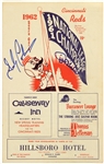 1962 Cincinnati Reds Scorecard