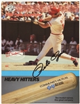 1986 Cincinnati Reds Pete Rose Signed Scorecard (JSA)