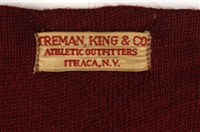 1903-12 Cornell Big Red Game Worn Basketball Jersey (MEARS LOA)