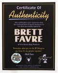 2002 (October 7) Brett Favre Green Bay Packers Signed ONFL Tagliabue Game Used Football (MEARS LOA/JSA) 40,000 Career Yards