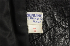 1976 Pete Rose Cincinnati Reds Signed Personal Collection Fur Collared Leather Coat (MEARS LOA/JSA/Gary Waits Letter)