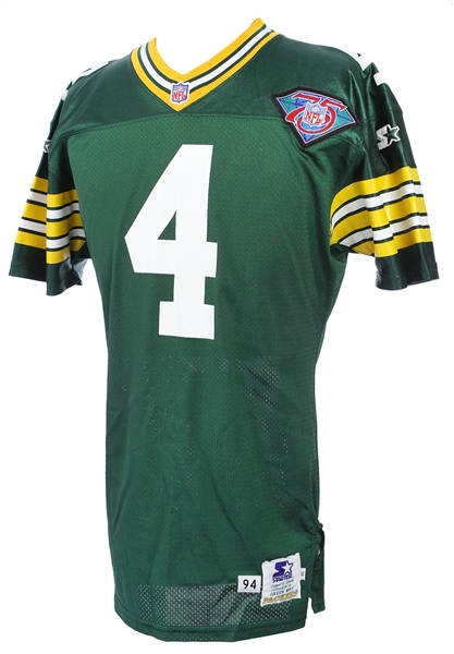1994 Brett Favre Green Bay Packers Home Jersey (MEARS LOA)
