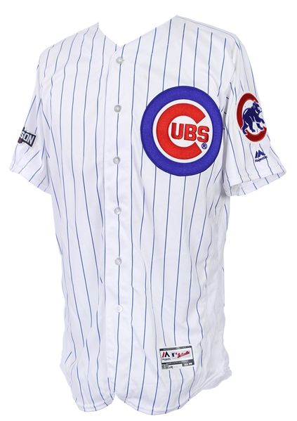 2016 (October 8) Miguel Montero Chicago Cubs NLDS Game Worn Home Jersey (MEARS A10/MLB Hologram)
