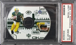 1999 Brett Favre Green Bay Packers Upper Deck Powerdeck CD-ROM Trading Card (PSA Slabbed Gem MT 10)