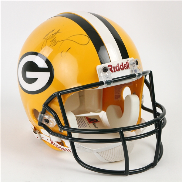 2000s Brett Favre Green Bay Packers Signed Full Size Helmet (JSA)