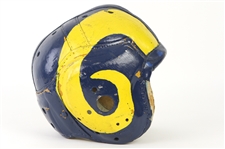 1940's Los Angeles Rams Painted Composite Football Helmet (MEARS LOA)