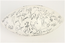 1999 Green Bay Packers Signature Stamped Football