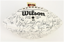 1999 Green Bay Packers Signature Stamped Football