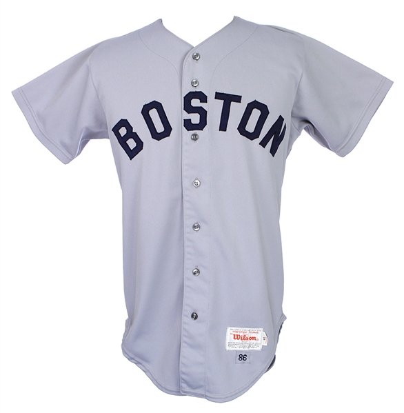 1986 Boston Red Sox #38 Road Jersey (MEARS LOA)