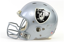 2001-04 Jerry Rice Oakland Raiders Game Worn Helmet (MEARS LOA) Possibly His Last Raiders Helmet