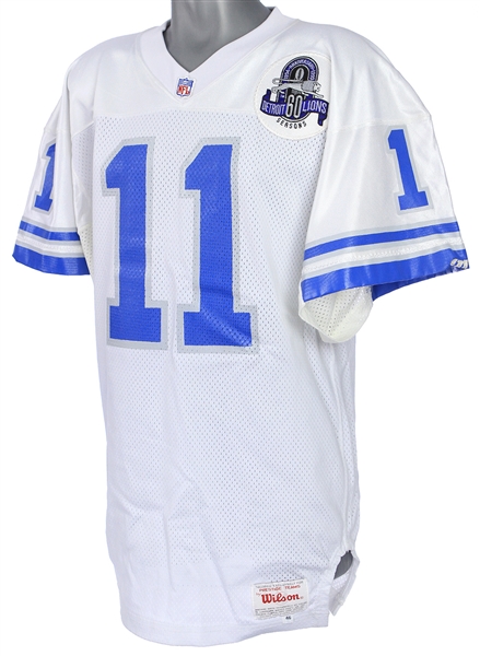 1993 Andre Ware Detroit Lions Road Jersey (MEARS LOA)