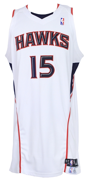 2008-2009 Al Horford Atlanta Hawks Game Worn Home Jersey (MEARS LOA/MeiGray/Team Letter)