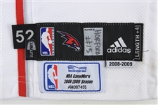 2008-2009 Al Horford Atlanta Hawks Game Worn Home Jersey (MEARS LOA/MeiGray/Team Letter)