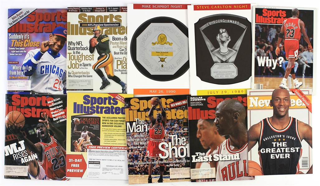 1970s-2010s Baseball Basketball Football Magazine Collection - Lot of 50+