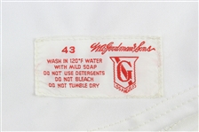 1985-86 Spectacular Pete Rose Cincinnati Reds Signed Game Worn Home Jersey (MEARS A10 / JSA)