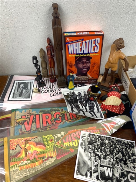 1960s-1990s Black Americana Photos, T-Shirts, Pennants and more (Lot of 60+)