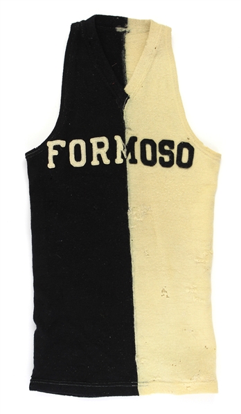 1920s Formoso Lbr. Co. Game Worn Basketball Jersey (MEARS LOA)