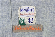 1967 Jay Johnstone California Angels Signed Game Worn Road Jersey + Hardcover Book/Signed Photo (MEARS A9/*JSA*) 