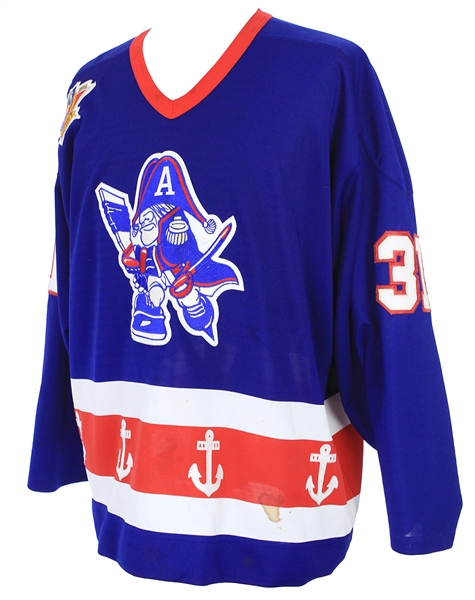 game worn milwaukee admirals jersey