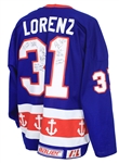 1995-97 Mark LaForest/Danny Lorenz Milwaukee Admirals Multi Signed Game Worn Jersey (MEARS LOA)