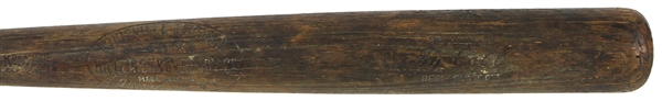 1921-31 Ty Cobb Detroit Tigers H&B Louisivlle Slugger 40K Professional Model Bat (MEARS LOA)