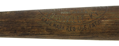 1921-31 Ty Cobb Detroit Tigers H&B Louisivlle Slugger 40K Professional Model Bat (MEARS LOA)