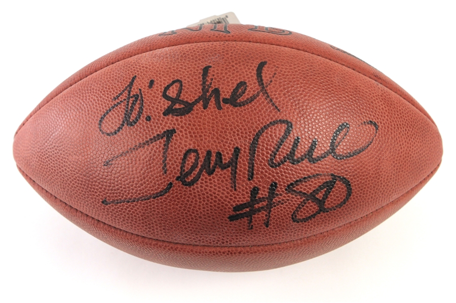 2000s Jerry Rice San Francisco 49ers Signed ONFL Tagliabue Football (JSA)
