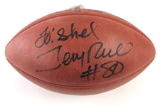 2000s Jerry Rice San Francisco 49ers Signed ONFL Tagliabue Football (JSA)