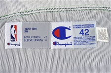 1991-92 Milwaukee Bucks Shooting Shirt (MEARS LOA)