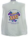 1997 Green Bay Packers New England Patriots Super Bowl XXXI Sideline Vest (MEARS LOA)