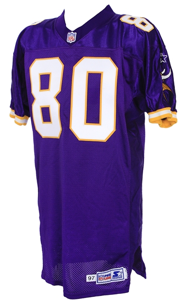 1997 Cris Carter Minnesota Vikings Home Jersey (MEARS LOA)