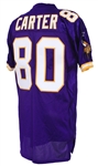 1997 Cris Carter Minnesota Vikings Home Jersey (MEARS LOA)