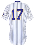 1988 Jim Gantner Milwaukee Brewers Signed Game Worn Home Jersey (MEARS A9/JSA)