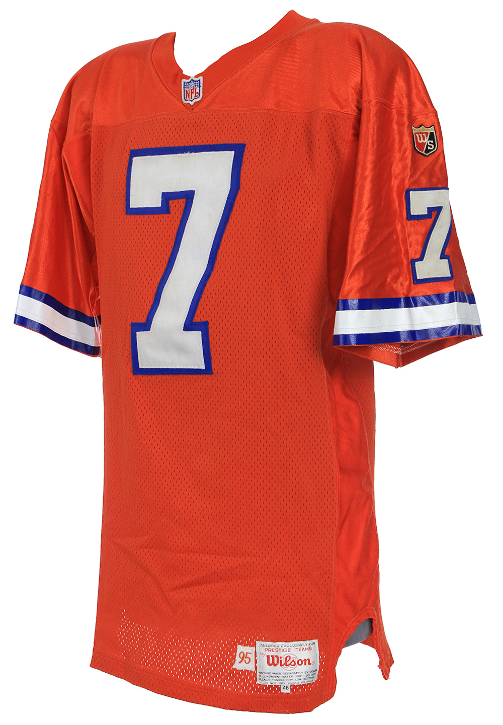 Lot Detail 1995 John Elway Denver Broncos Home Uniform (MEARS LOA)