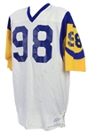 1986-87 Shawn Miller Los Angeles Rams Game Worn Road Jersey (MEARS LOA)