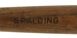 1918 RARE Tris Speaker Cleveland Indians Spalding Professional Model Game Used Bat (MEARS A7 & PSA/DNA GU6)
