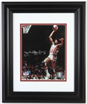 2010 Julius "Dr. J" Erving New York Nets Signed 14.5" x 17.5" Framed Photo (PSA/DNA)