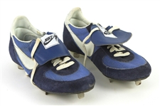 1988 Jefrrey Leonard Milwaukee Brewers Nike Game WOrn Cleats (MEARS LOA)